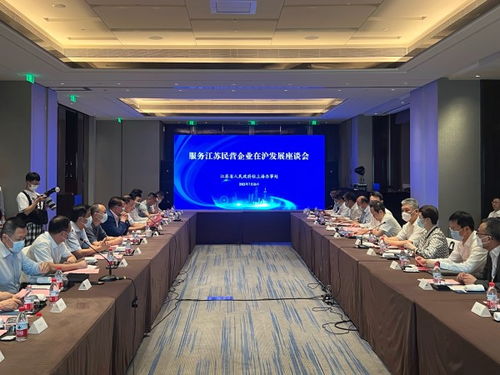 打造蘇滬溝通橋梁 服務江蘇民營企業在滬發展座談會舉行